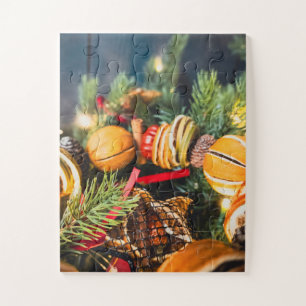 Weihnachtskranz Puzzle