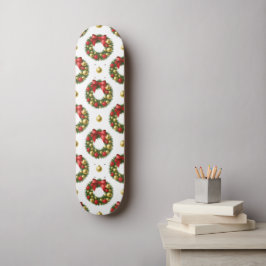 Weihnachtskranz Skateboard