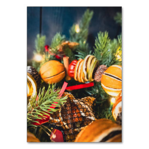 Weihnachtskranz Tischnummer