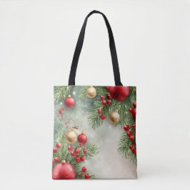 Weihnachtskranz Tote Tasche