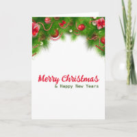 Weihnachtskranz und rote Birnen, und Geschenke