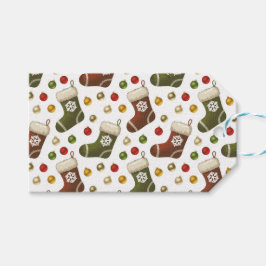 Weihnachtskränze Geschenkanhänger