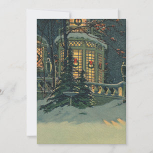 Weihnachtskränze in Windows Einladung