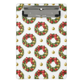 Weihnachtskränze Mini Klemmbrett