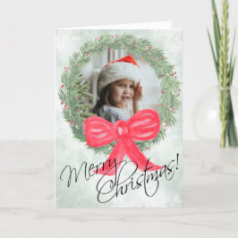Weihnachtskraut Niedlicher Foto Rahmen Feiertagskarte