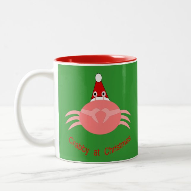 Weihnachtskraut-Tasse Zweifarbige Tasse (Links)
