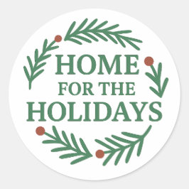 Weihnachtskrautbeschriftungen Runder Aufkleber