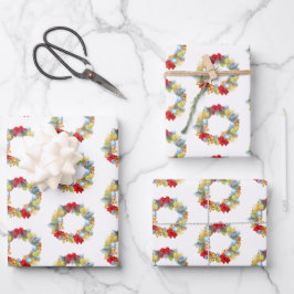 Weihnachtskrautdekor Geschenkpapier Set