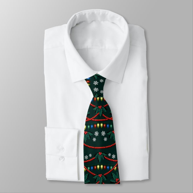 Weihnachtskrawatten Weihnachtsbaum Feiertags-Schli Krawatte (Gebunden)