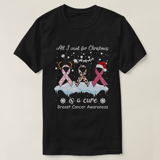 Weihnachtskrebs Alles, was ich zu Weihnachten Gewo T-Shirt (Design vorne)