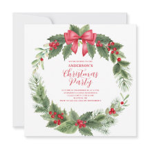 Weihnachtskreide-Party Einladung