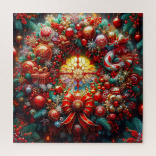 Weihnachtskreidepuzzle Puzzle