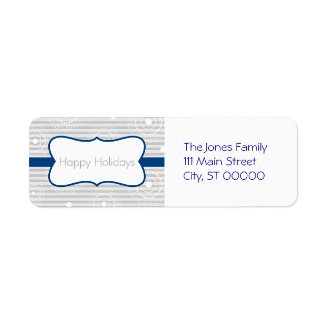 Weihnachtskreise - Blaues Silber (Vorne)