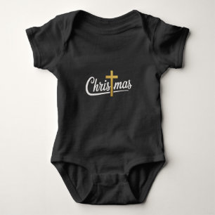 Weihnachtskreuz Familie Matching Jesus Geschenk Id Baby Strampler