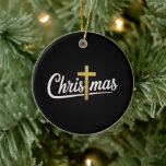 Weihnachtskreuz Familie Matching Jesus Geschenk Id Keramik Ornament<br><div class="desc">Weihnachtskreuz Familie Matching Jesus Geschenk Idee</div>