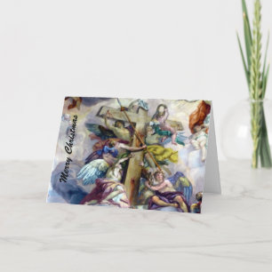 Weihnachtskreuz Feiertagskarte