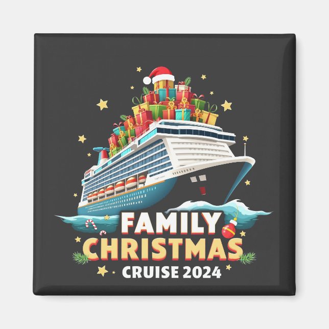 Weihnachtskreuzfahrt 2024 - Matching Outfit Magnet (Vorne)