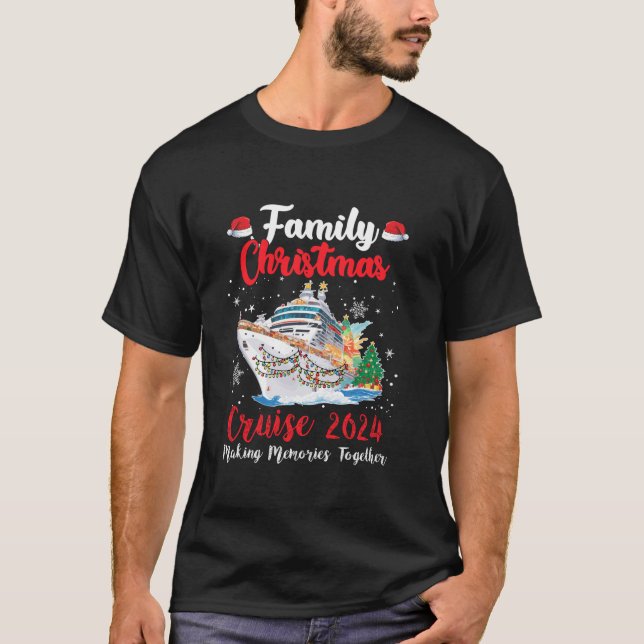 Weihnachtskreuzfahrt 2024 Merry Cruisemas Boat T-Shirt (Vorderseite)