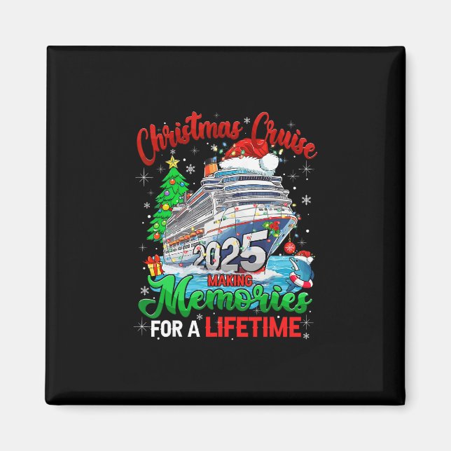 Weihnachtskreuzfahrt 2025 Erinnerungen für ein Leb Magnet (Vorne)