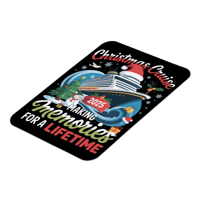 Weihnachtskreuzfahrt 2025 Erinnerungen fürs Leben  Magnet (Linke Seite)