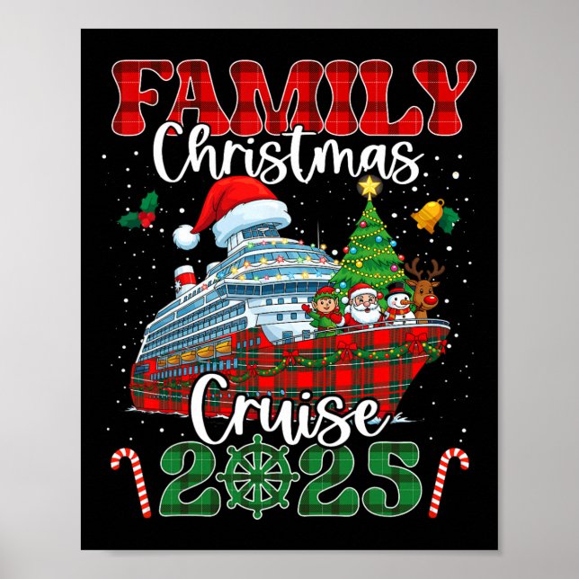 Weihnachtskreuzfahrt 2025 Matching Group Cruise Poster (Vorne)