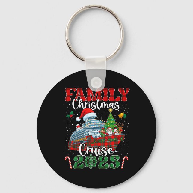 Weihnachtskreuzfahrt 2025 Matching Group Cruise Schlüsselanhänger (Vorderseite)