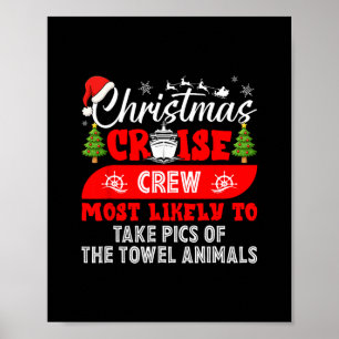 Weihnachtskreuzfahrt-Besatzung nimmt wahrscheinlic Poster