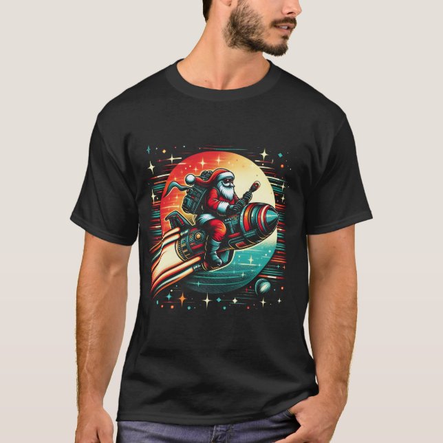 Weihnachtskreuzfahrt des Weihnachtsmanns T-Shirt (Vorderseite)