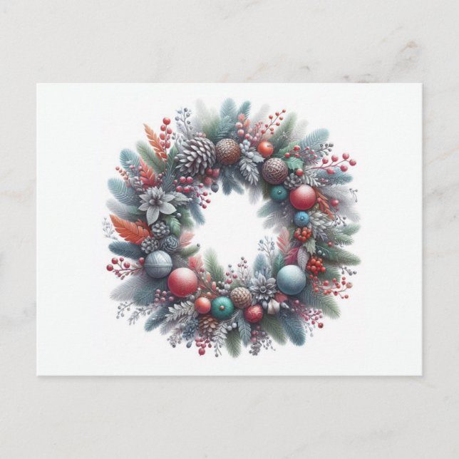 Weihnachtskrieg Feiertagspostkarte (Vorderseite)