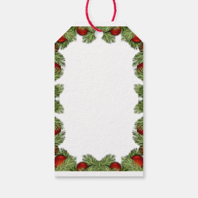 Weihnachtskrieg Geschenkanhänger (Rückseite)