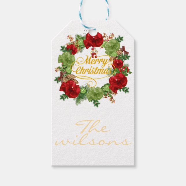 Weihnachtskrieg Geschenkanhänger (Vorderseite)