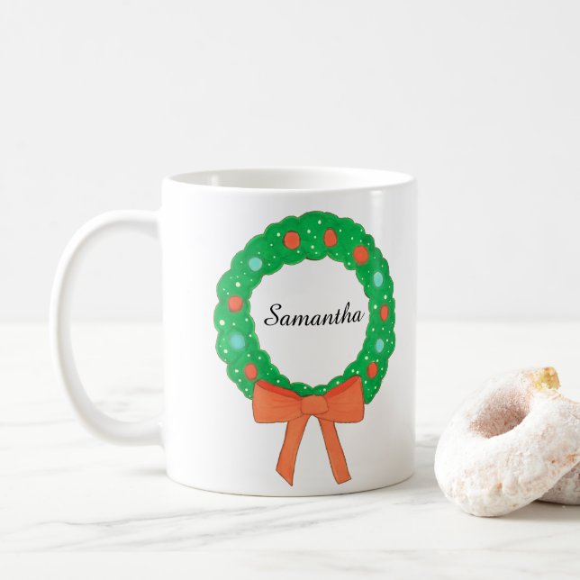 Weihnachtskrieg mit Bow Kaffeetasse (Mit Donut)