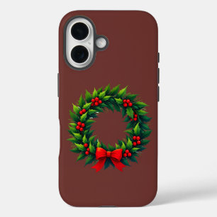 Weihnachtskrieg mit Red Bow iPhone 16 Hülle