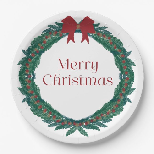 Weihnachtskrieg Pappteller (Vorderseite)