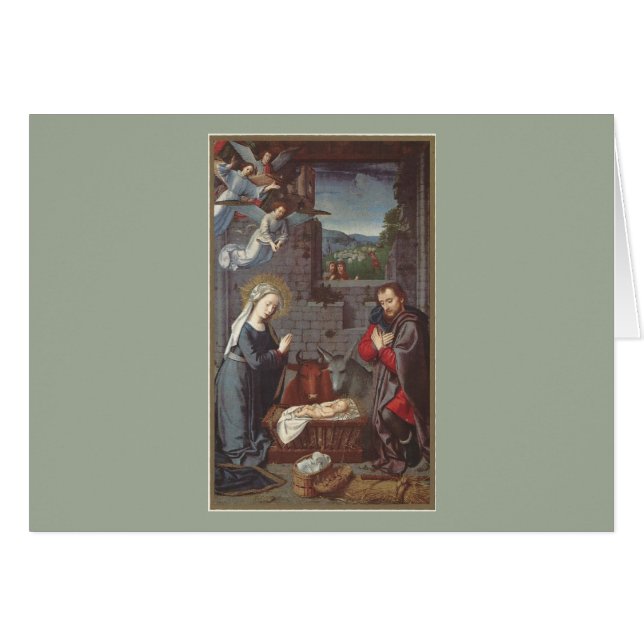 Weihnachtskrippe (Vorderseite (Horizontal))