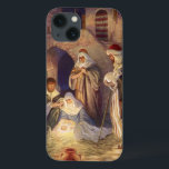 Weihnachtskrippe, 3 Hirten und Jesus Case-Mate iPhone Hülle<br><div class="desc">Vintage Illustration Weihnachtsfeiertag religiöses Bild mit einer klassischen Krippe. Eine Christliche religiöse Familienszene mit Maria,  Joseph,  dem Säugling Jesus Christus in der Leitung und den drei weisen Männern in Bethlehem. Die drei Hirten und Jesus.</div>