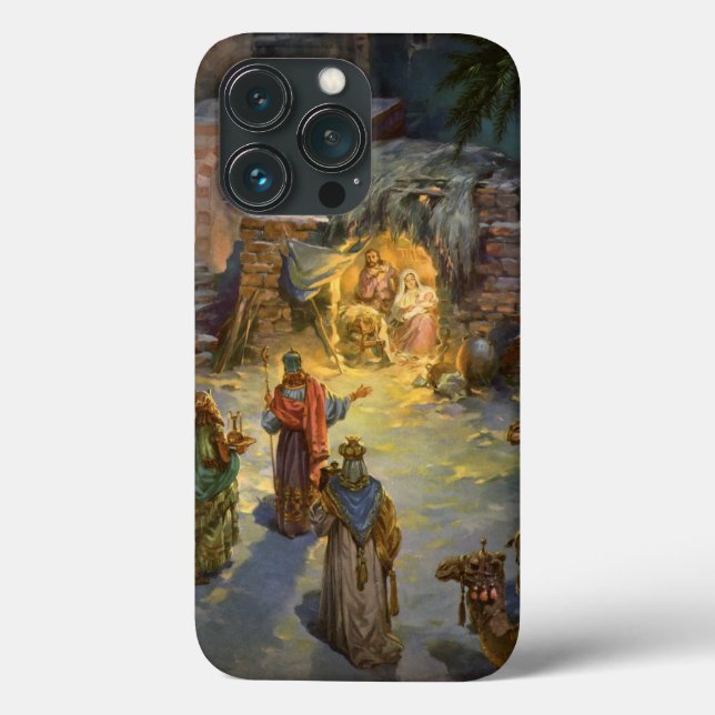 Weihnachtskrippe aus Weihnachten mit Besuch Magi Case-Mate iPhone Hülle (Rückseite)