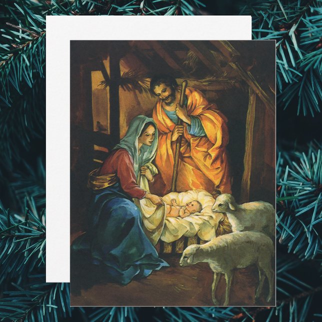 Weihnachtskrippe, Baby Jesus Einladung (Von Creator hochgeladen)