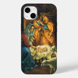 Weihnachtskrippe, Baby Jesus in Gefahr Case-Mate iPhone 14 Plus Hülle