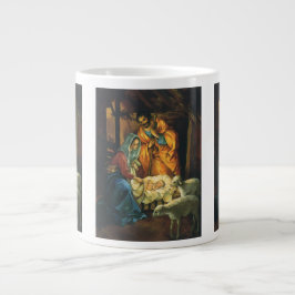 Weihnachtskrippe, Baby Jesus in Gefahr Jumbo-Tasse