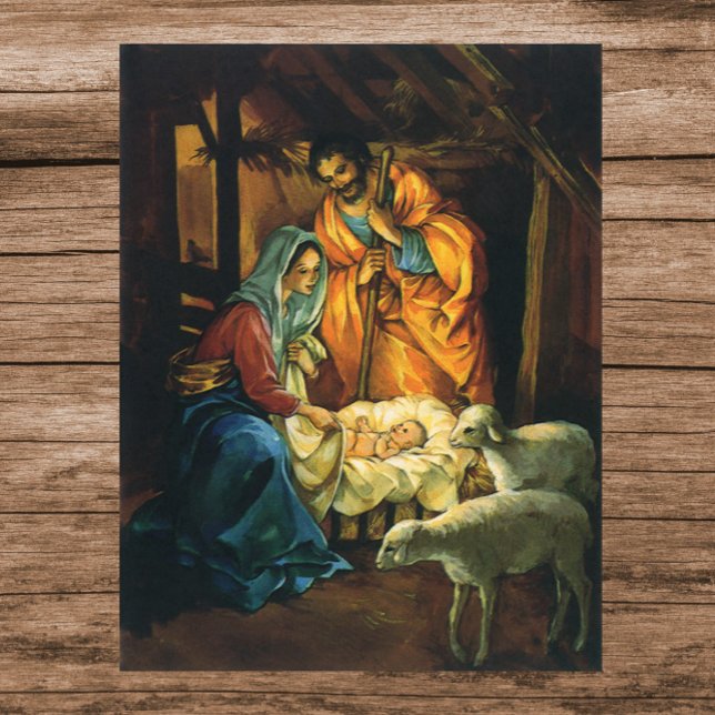 Weihnachtskrippe, Baby Jesus in Gefahr Poster (Von Creator hochgeladen)