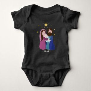 Weihnachtskrippe Baby Strampler