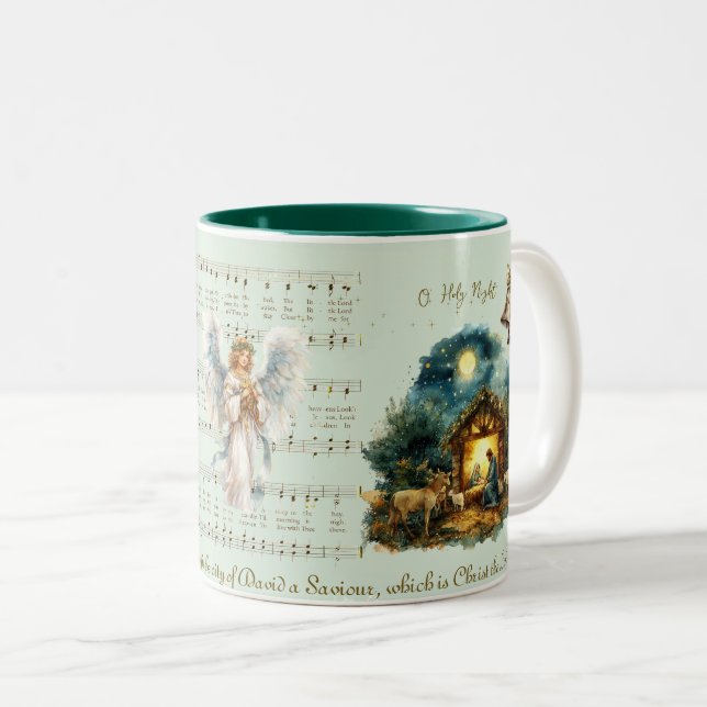 Weihnachtskrippe Drei Könige 11 oz Tasse (VorderseiteRechts)