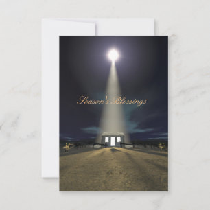 Weihnachtskrippe Einladung