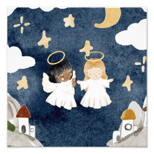 Weihnachtskrippe Fotodruck