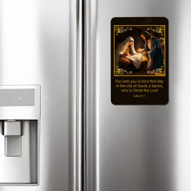 Weihnachtskrippe Heilige Familie Religiös Magnet (Von Creator hochgeladen)