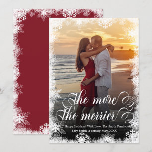 Weihnachtskrippe im Schnee-Foto Ankündigung von Ka