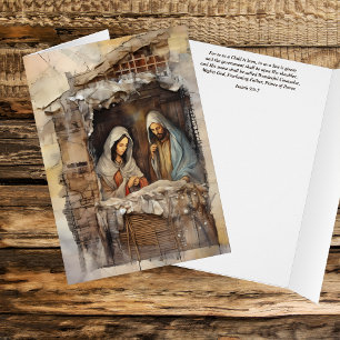 Weihnachtskrippe Jesaja nennt Christus Weihnachtsk