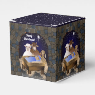 Weihnachtskrippe Jesus Geschenkschachtel