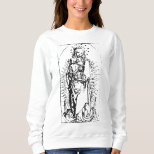 Weihnachtskrippe Madonna und Kinderkind Jungfrau M Sweatshirt